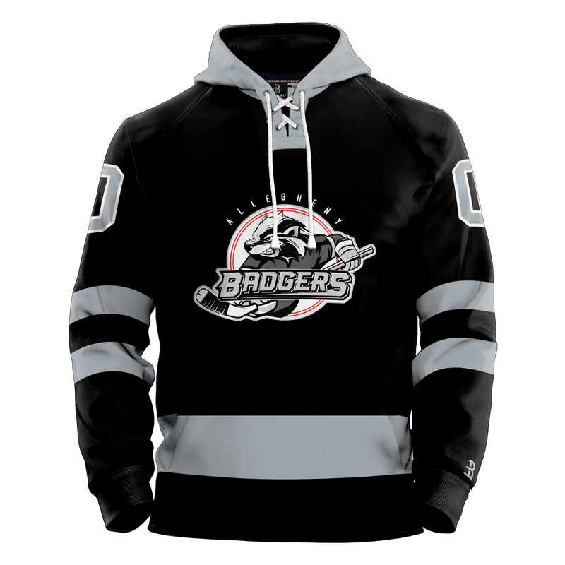 Allegheny Badgers Youth 2025 Sublimated Retro Hoodie