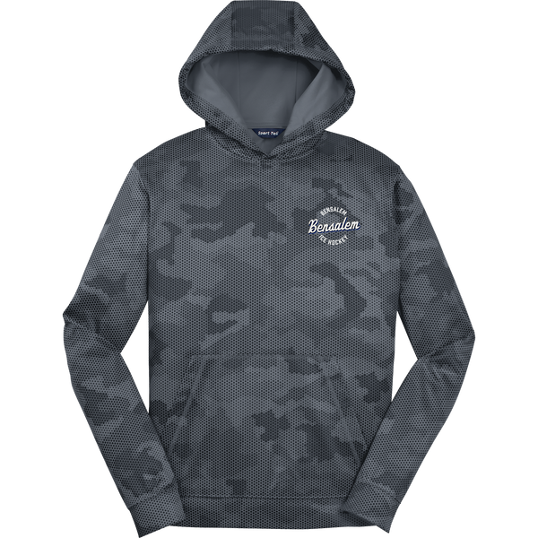 Bensalem Youth Sport-Wick CamoHex Fleece Hooded Pullover